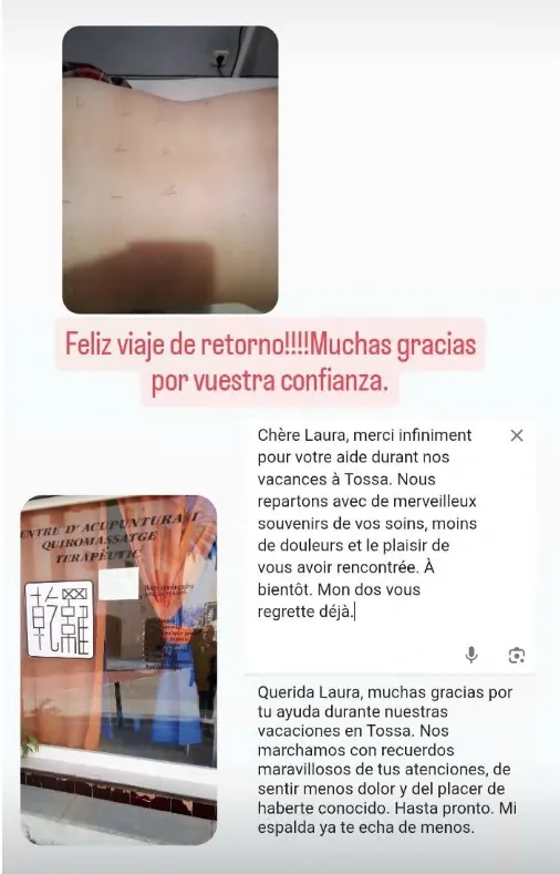 Real screenshot of a message received by Laura Rodríguez from a client 7